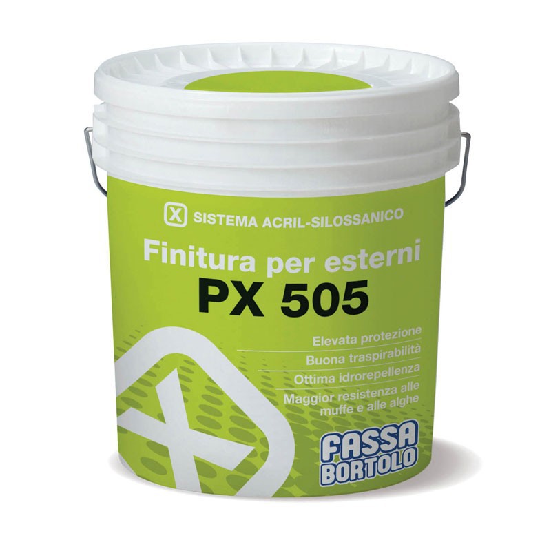 PEINTURE ACRYLIC BLANC PASTEL PX505 (seau 14L) FASSA