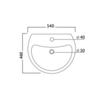 LAVABO MONOTROU ALLIA SANIMED CS