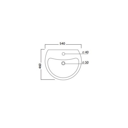 LAVABO MONOTROU ALLIA SANIMED CS