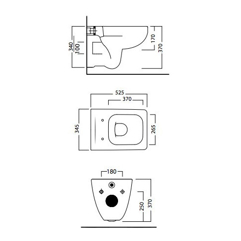 Pack WC suspendu Duravit Rimless - COMAF Comptoir Africain