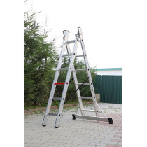 ECHELLE TRANSFORMABLE 2 PLANS ALUMINIUM 2x3 M