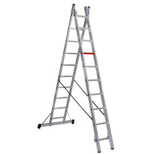 ECHELLE TRANSFORMABLE 2 PLANS ALUMINIUM 2x3 M