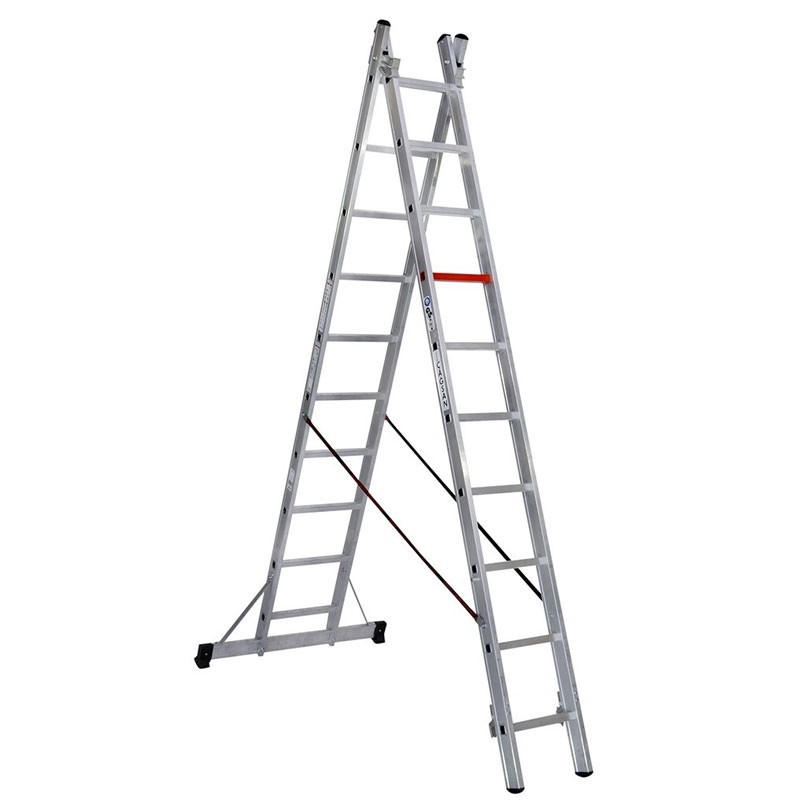 ECHELLE TRANSFORMABLE 2 PLANS ALUMINIUM 2x3 M
