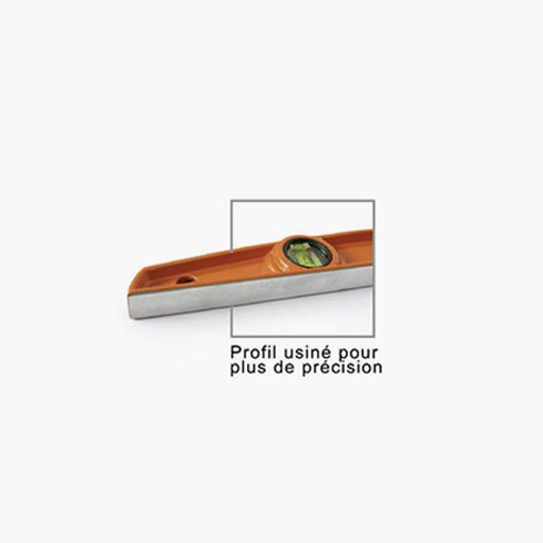 NIVEAU D'EAU ALLUM PROF ANTI-CHOC 600MM ACEM