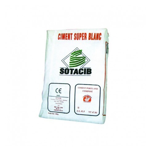 Ciment blanc SOTACIB CEM ll/A-L 42,5 N
