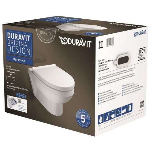 Pack WC suspendu Duravit Rimless - COMAF Comptoir Africain