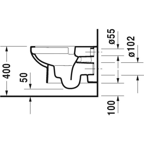 PACK WC SUSP DURASTYLE BASIC DURAVIT