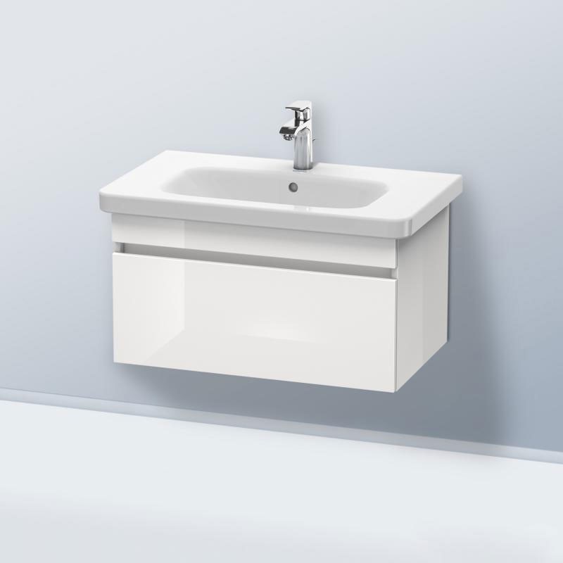 Meuble-lavabo simple blanc de 48 po Calumet par Spa Bathe avec comptoir  blanc en surface solide CA48Wht-SSC