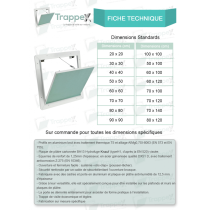 TRAPPE DE VISITE TRAPPEX 40X40