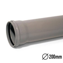 Tube PVC d200 ep4,9mm assainissement à joint