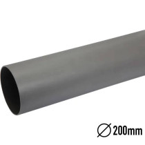 Tube PVC d200mm ep3,2mm Evacuation