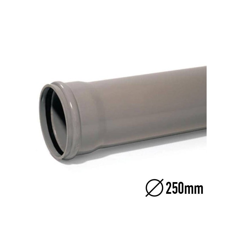Tube PVC d250 ep6,2mm assainissement à joint