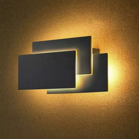 Applique murale LED noir 12W 4000K V-TAC