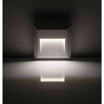 Applique murale LED 2W 4000K carré blanc V-TAC