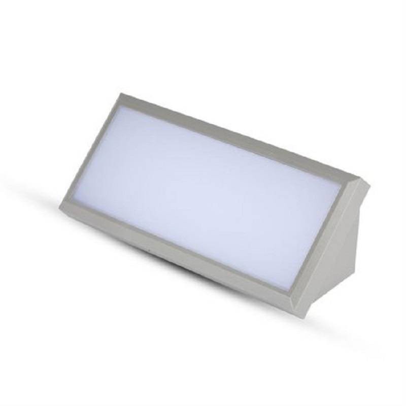 Applique murale LED moyen 12W 4000K Gris  Rectangle V-TAC