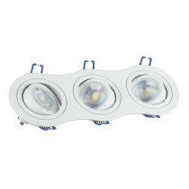 Plafond Rond blanc pour 3*Spotlights LED GU10 V-TAC