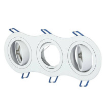 Plafond Rond blanc pour 3*Spotlights LED GU10 V-TAC