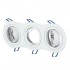 Plafond Rond blanc pour 3*Spotlights LED GU10 V-TAC