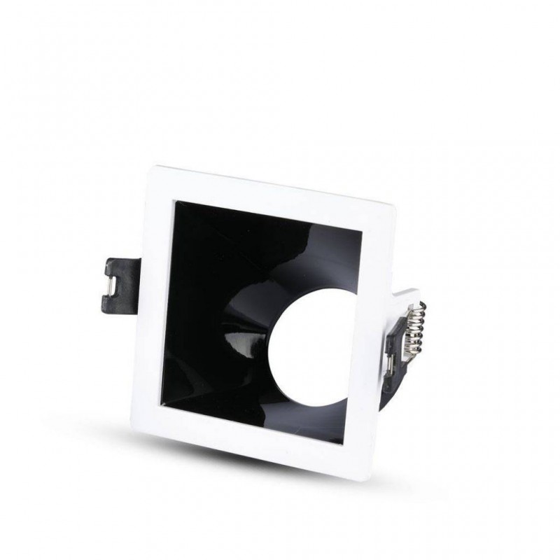 Plafond carré blanc + noir pour Spotlights LED V-TAC