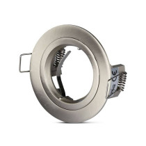 Plafond Rond nickel satiné TWIST TO OPEN pour Spotlights LED GU10-GU5.3 V-TAC