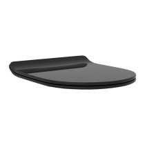 Abattant Amsterdam Rimless noir brillant Sanimed