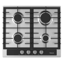 Plaque 4 feux gaz 60cm GR fonte inox FOCUS