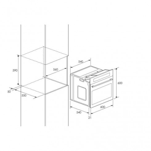 Four Ventilé 6 programmes FOCUS