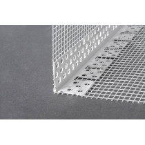 CORNIERE ANGLE CURVE PVC+TRAME 30/30 2,50M AKIFIX