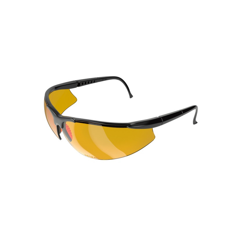 Lunette de protection S-600 réglable jaune (ANTI-UV)