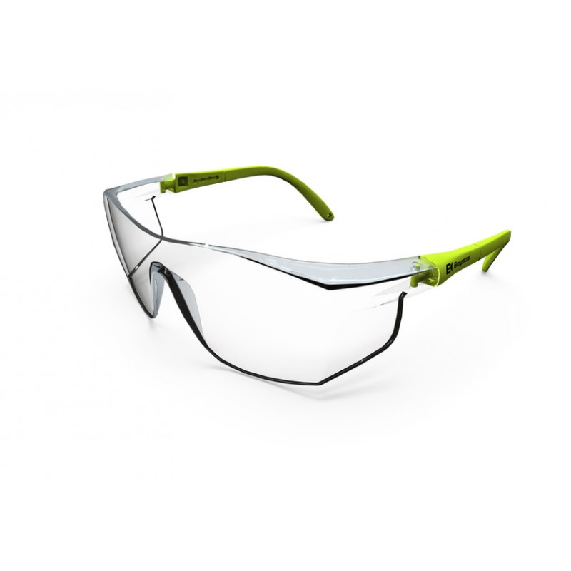 Lunette de protection S-400 classic avec branche réglable transparente