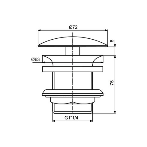 Bonde à grille Ideal Standard