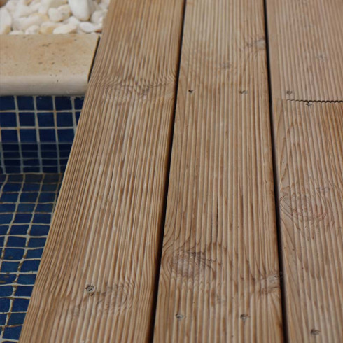 Lame de terrasse en bois autoclave 28X120X4800