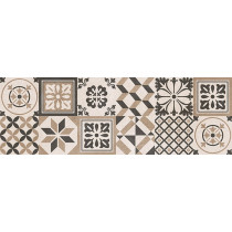 FAIENCE MOTIF CONCRETE GRIS FONCE 22X66 SOMOCER