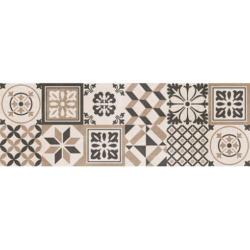 FAIENCE MOTIF CONCRETE GRIS FONCE 22X66 SOMOCER