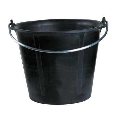 SEAU DE MAÇON PROCHOK CAOUTCHOUTÉ 12L ANSE 6,3MM