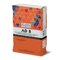 MORTIER COLLE ADHESIF AD8 BLANC (25kg) FASSA