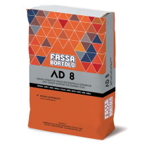 MORTIER COLLE ADHESIF AD8 GRIS (25kg) FASSA